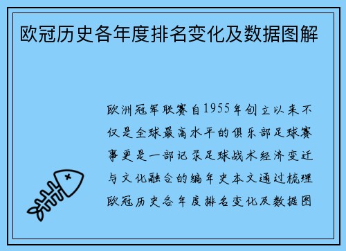 欧冠历史各年度排名变化及数据图解
